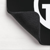 Einfache Monogramm-Ideen 1 Mousepad (Ecke)