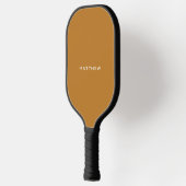 Einfache Monogramm Mit Monogramm Beruflich Pickleball Schläger (Links)