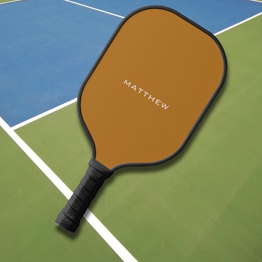 Einfache Monogramm Mit Monogramm Beruflich Pickleball Schläger