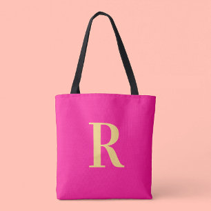 Einfache Monogramm modern Tasche