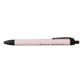 Einfache Monogramm Name Rosa Rosa Eindeutig Kugelschreiber (Oberseite)