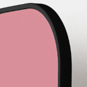 EINFACHE MONOGRAMM PINK PICKLEBALL PADDDDLE SCHLÄGER (Linke Seite)
