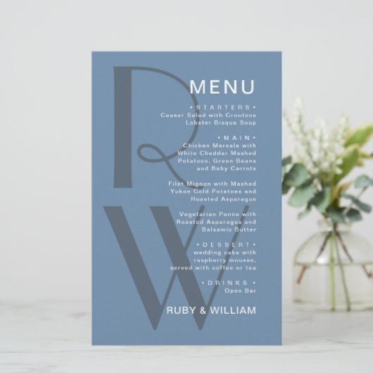 Einfache Monogramm Typografie minimalistisches Hoc (Stehend Vorderseite)