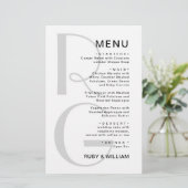 Einfache Monogramm Typografie minimalistisches Hoc (Stehend Vorderseite)