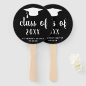 Einfache Mortar-Platine Moderner Abschluss Fächer (Vorne und Hinten)