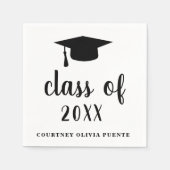 Einfache Mortar-Platine Moderner Abschluss Serviette (Vorderseite)