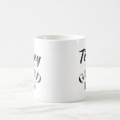 Einfache Motivation Positiver Hinweis Minimalistis Kaffeetasse (Mittel)