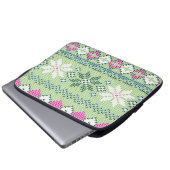 Einfache Motive Muster 2 Laptopschutzhülle (Vorne Knopf)