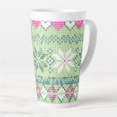 Einfache Motive Muster 2 Milchtasse (Rechte Ecke)