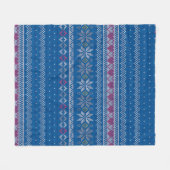 Einfache Motive Muster 3 Fleecedecke (Vorderseite (Horizontal))