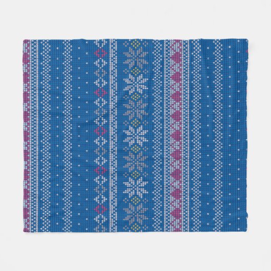 Einfache Motive Muster 3 Fleecedecke (Vorderseite (Horizontal))