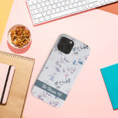 Einfache Muster Blätter iPhone Case