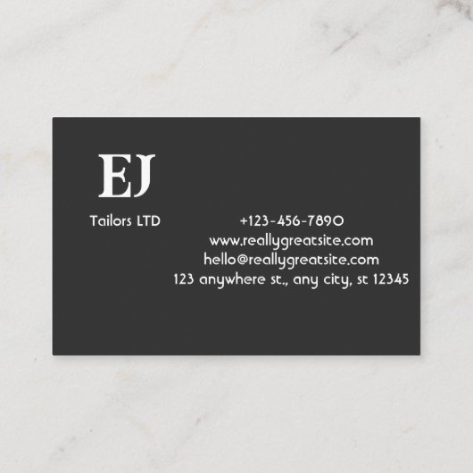 Einfache Muster der Visitenkarten Visitenkarte (Rückseite)