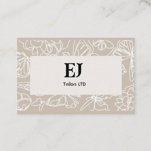 Einfache Muster der Visitenkarten Visitenkarte (Vorderseite)