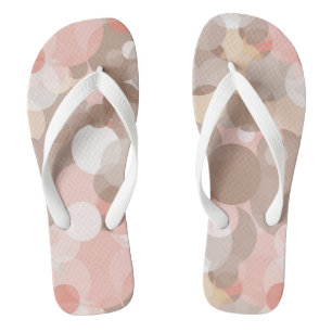 Einfache Muster - Kreise Badesandalen