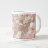 Einfache Muster - Kreise Jumbo-Tasse (Vorderseite Rechts)
