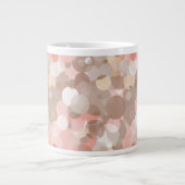 Einfache Muster - Kreise Jumbo-Tasse (Vorderseite)