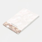 Einfache Muster - Kreise Post-it Klebezettel (angewinkelt)