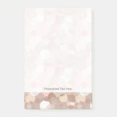 Einfache Muster - Kreise Post-it Klebezettel (Vorderseite)