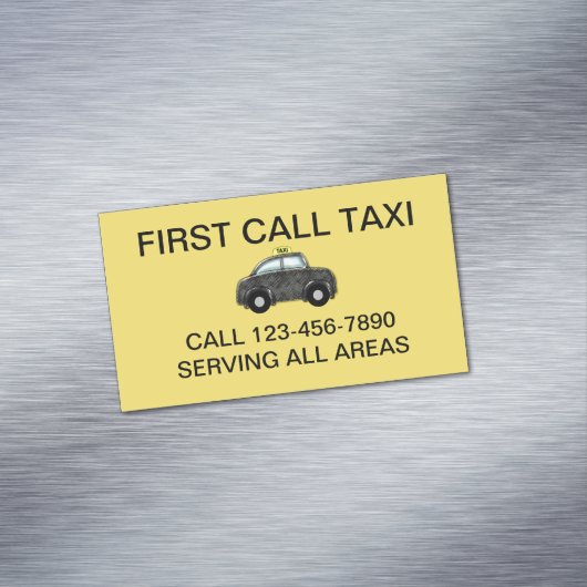 Einfache mutige magnetische visitenkarte (Beispiel)