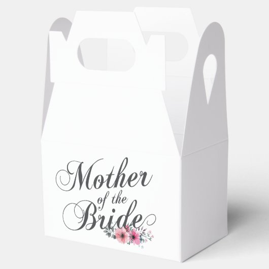 Einfache Mutter der Braut | Begünstigungsbox Geschenkschachtel (Geöffnet)