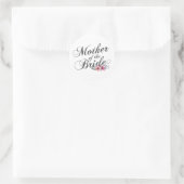 Einfache Mutter der Braut Hochzeit | Aufkleber (Tasche)