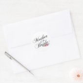Einfache Mutter der Braut Hochzeit | Aufkleber (Umschlag)