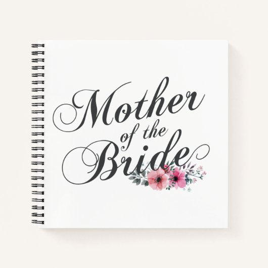 Einfache Mutter der Braut | Notebook Notizblock (Vorderseite)