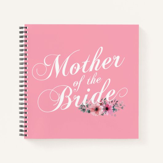 Einfache Mutter der Braut | Notebook Notizblock (Vorderseite)