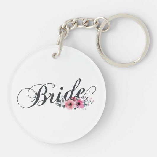 Einfache Mutter der Braut | SCHLÜSSELANHÄNGER (Rückseite)