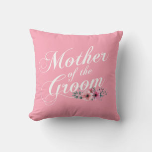 Einfache Mutter der Groomhochzeit Dekokissen