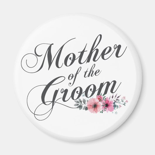 Einfache Mutter der Groomhochzeit | Magnet (Vorne)