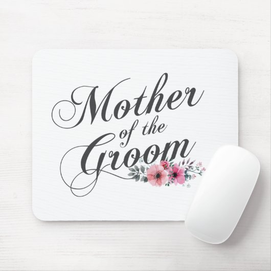 Einfache Mutter der Groomhochzeit | Mousepad (Mit Mouse)
