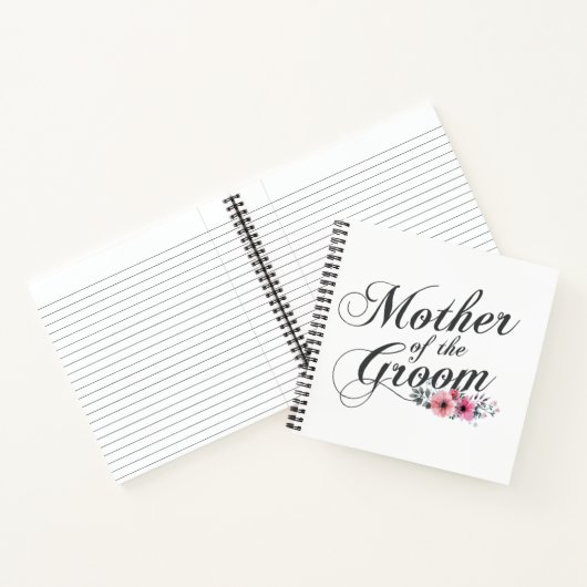Einfache Mutter der Groomhochzeit | Notebook Notizblock (Innenseite)