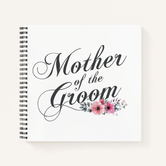 Einfache Mutter der Groomhochzeit | Notebook Notizblock (Vorderseite)