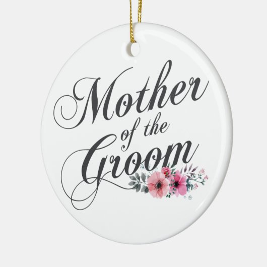 Einfache Mutter der Groomhochzeit | Ornament (Links)