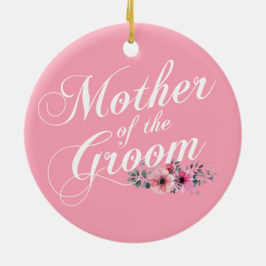 Einfache Mutter der Groomhochzeit | Ornament (Hinten)