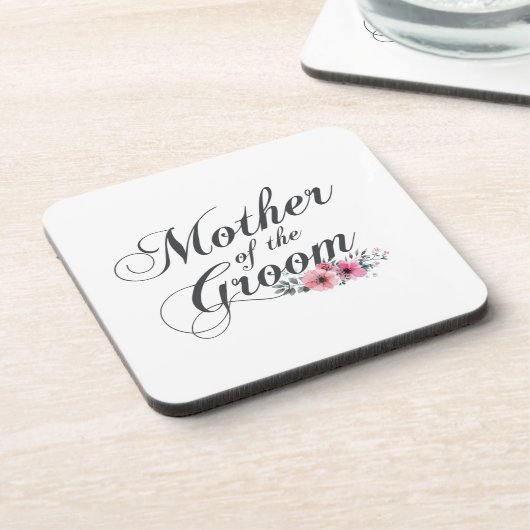 Einfache Mutter der Groomhochzeit | UNTERSETZER (Linke Seite)