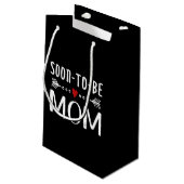 Einfache Mutter-Kind-Mama| Geschenktasche Kleine Geschenktüte (Rückseite Schrägansicht)
