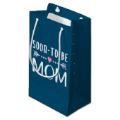 Einfache Mutter-Kind-Mama| Geschenktasche Kleine Geschenktüte (Vorderseite Schrägansicht)