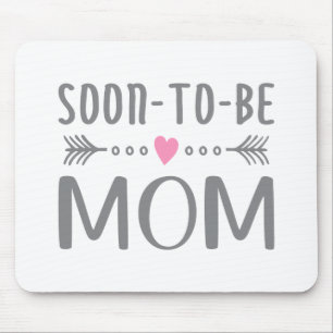 Einfache Mutter-Kind-Mama   Mousepad