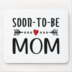 Einfache Mutter-Kind-Mama   Mousepad