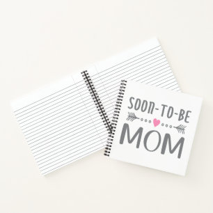 Einfache Mutter-Kind-Mama Notebook Notizblock