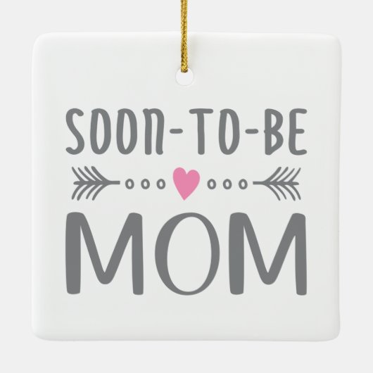 Einfache Mutter-Kind-Mama | Ornament (Rückseite)