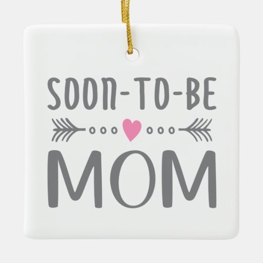 Einfache Mutter-Kind-Mama | Ornament (Vorderseite)