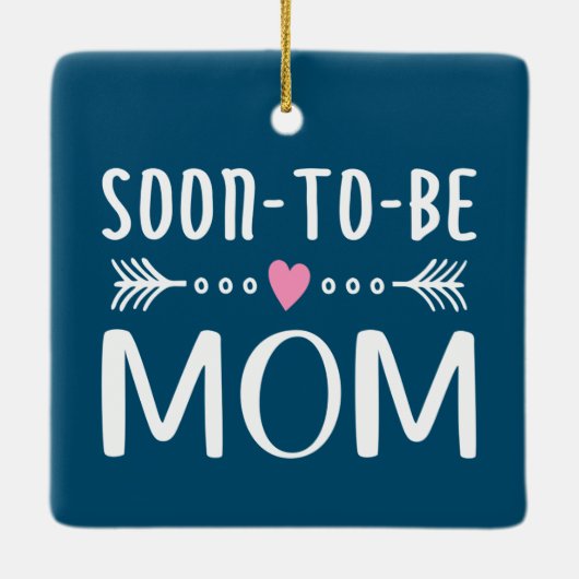 Einfache Mutter-Kind-Mama | Ornament (Rückseite)