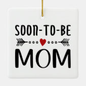 Einfache Mutter-Kind-Mama | Ornament (Rückseite)