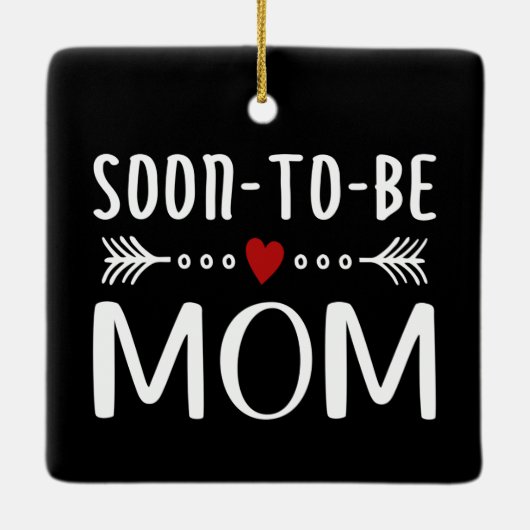 Einfache Mutter-Kind-Mama | Ornament (Rückseite)