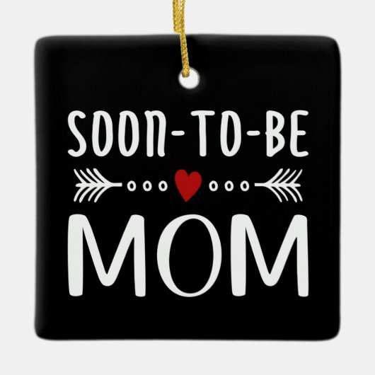 Einfache Mutter-Kind-Mama | Ornament (Vorderseite)