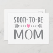 Einfache Mutter-Kind-Mama | Postkarte (Vorne/Hinten)